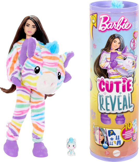 Barbie Muñeca Cutie Reveal y accesorios