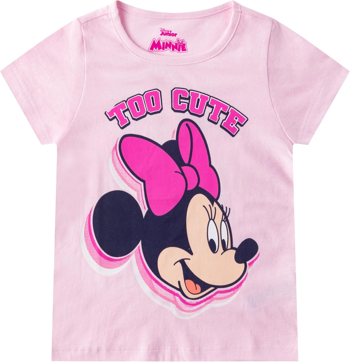 Disney Minnie Mouse - Paquete de 3 camisetas de manga corta