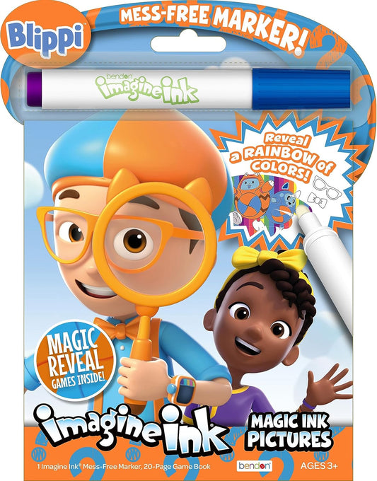 Blippi - Libro para colorear con tinta mágica