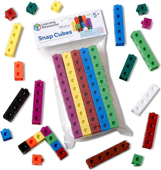 Learning Resources Snap Cubes - 100 piezas