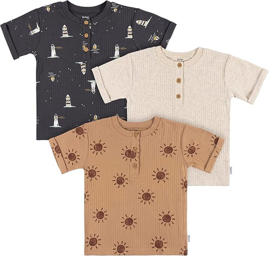 Gerber Paquete de 3 camisetas de manga corta
