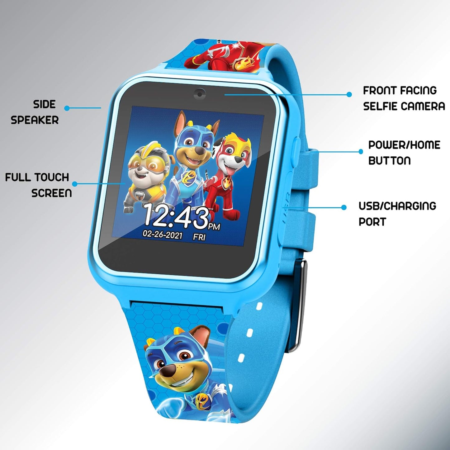 Reloj inteligente con cámara Paw Patrol 