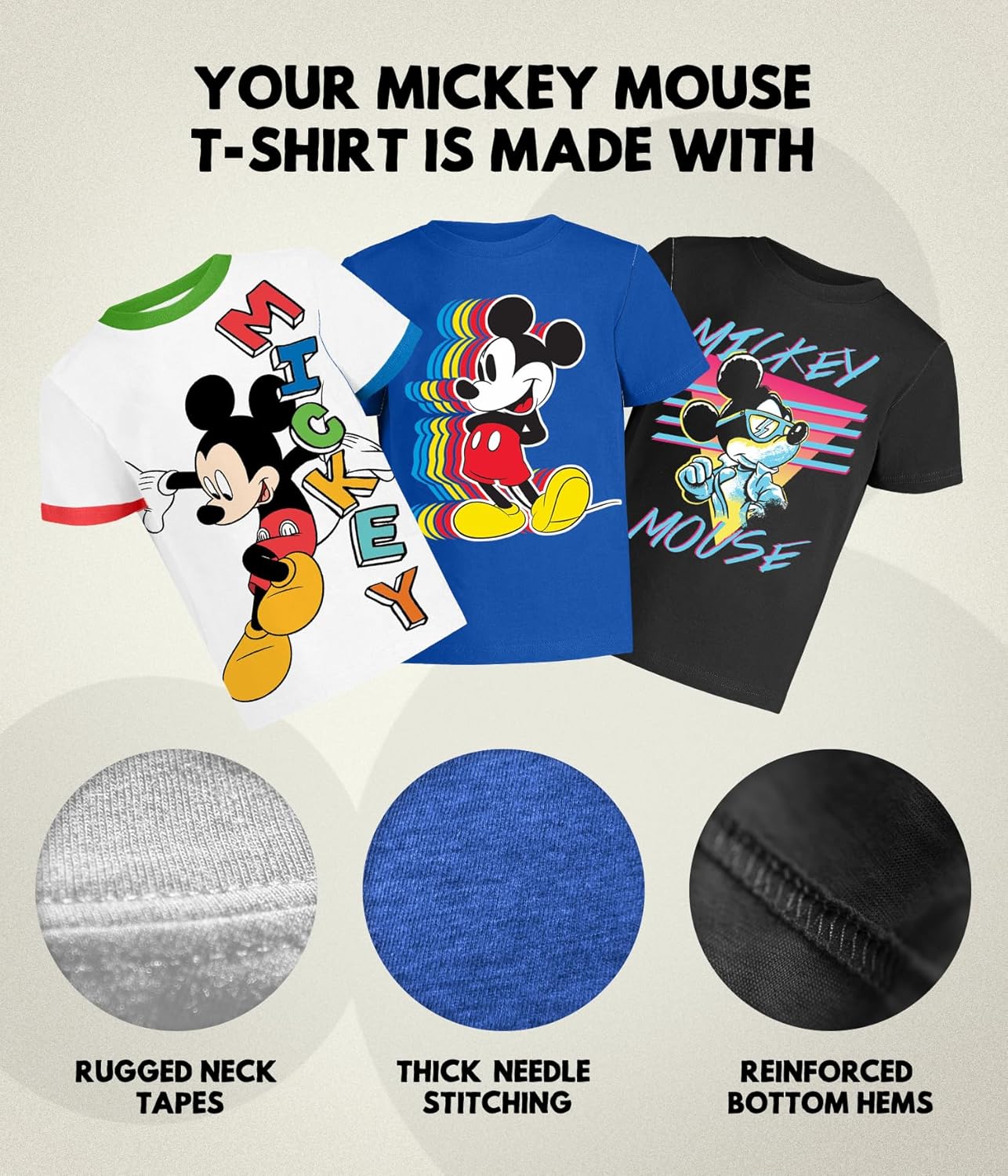 Disney Camiseta de Mickey Mouse