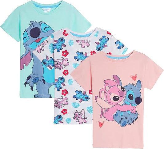 Disney Stitch - Camiseta  (3 unidades)