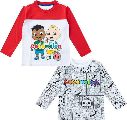 CoComelon Paquete de 2 camisetas