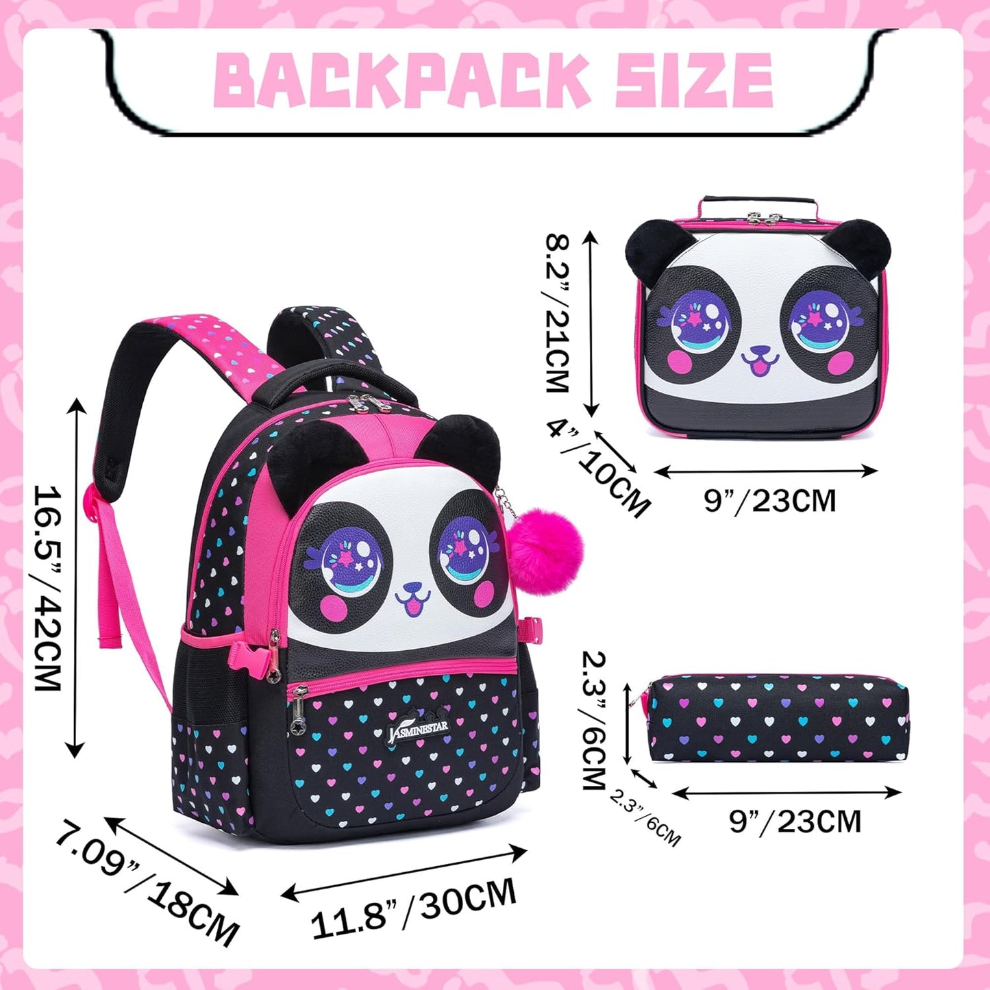 Set de Mochila de 3 piezas 16.5 pulgadas