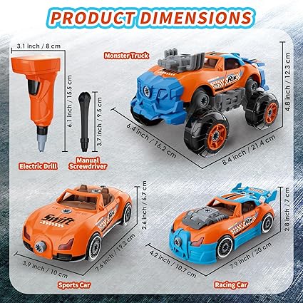 Auto desmontable, juego de rol, mecánico