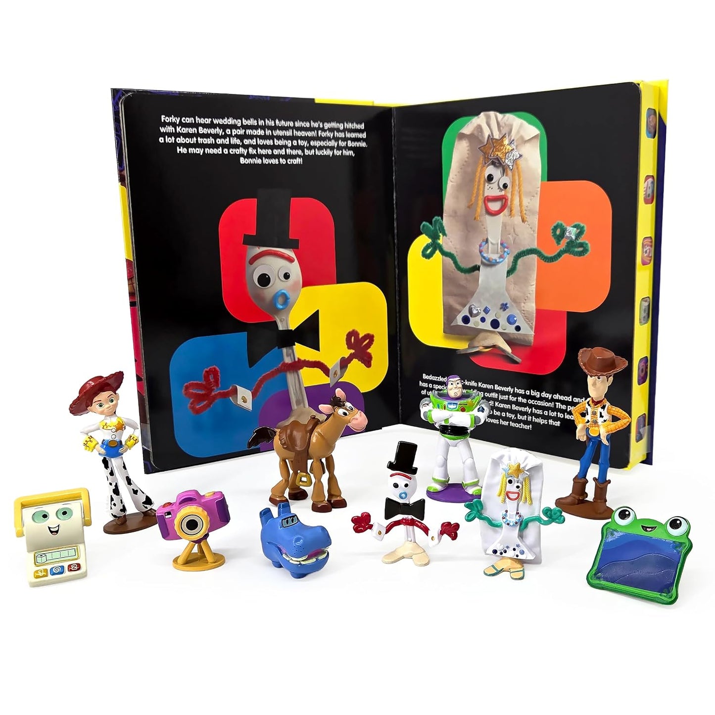 Disney / Pixar Toy Story 5 - Libro de cuentos, 10 figuras, tapete de juego