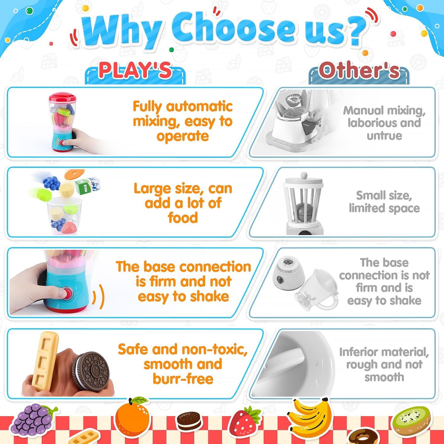 Smoothie Maker - Juego de licuadora de juguete