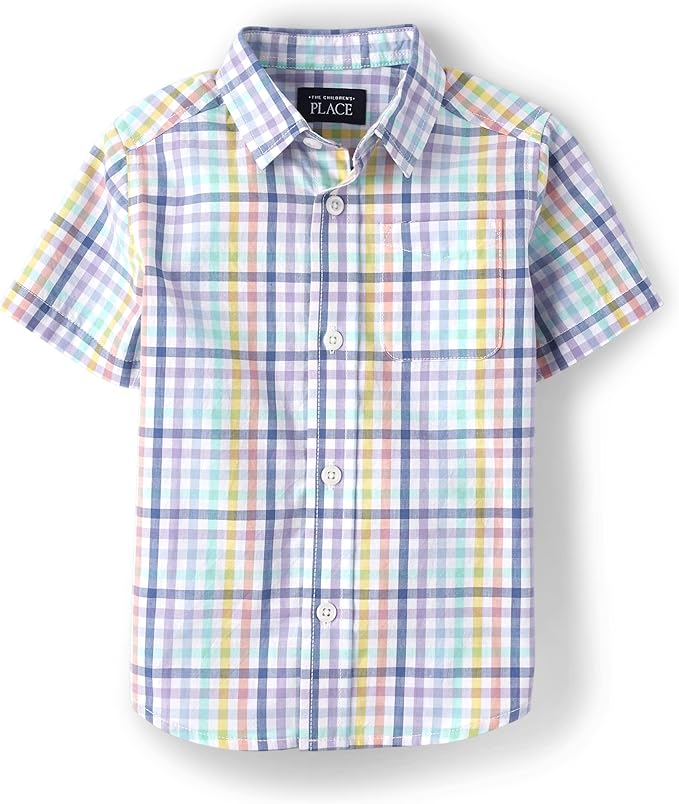 The Children's Place Camisa de manga corta con botones