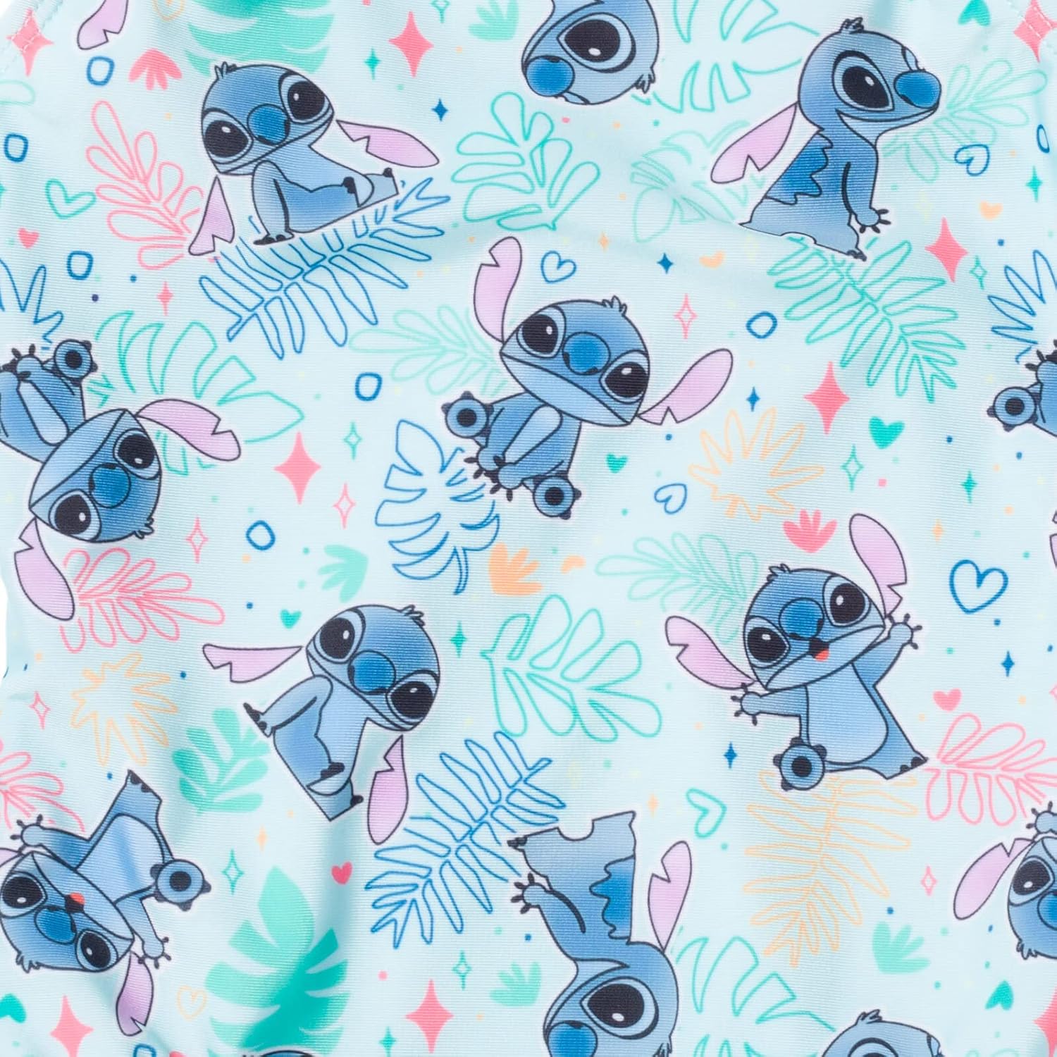 Disney Lilo & Stitch - Traje de baño de una pieza UPF 50+ para niñas 