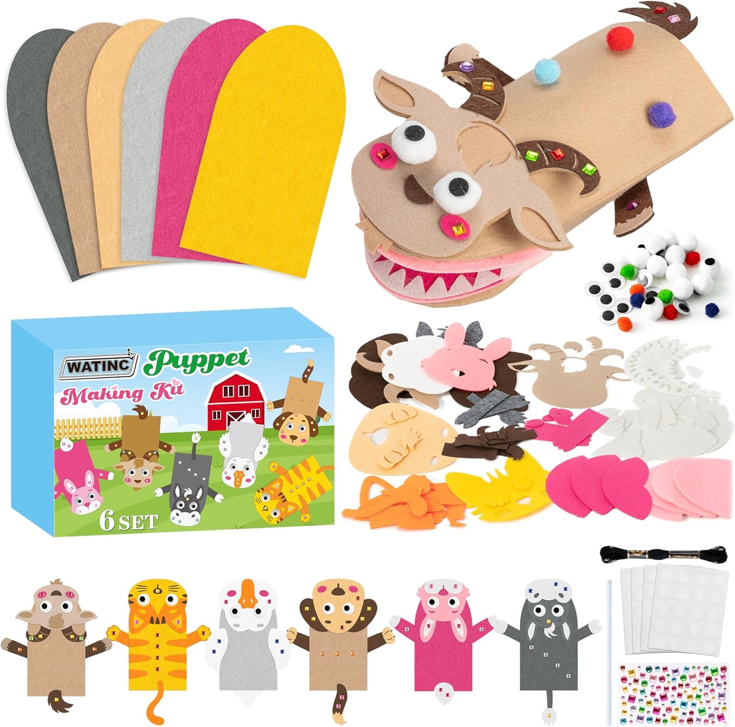 Kit para hacer marionetas de mano