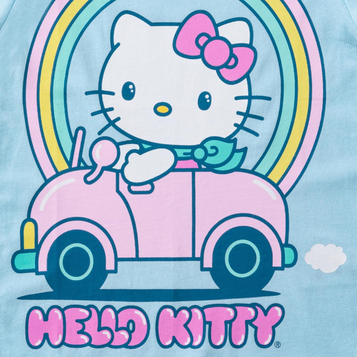 Hello Kitty Sanrio - Paquete de 3 camisetas de manga corta