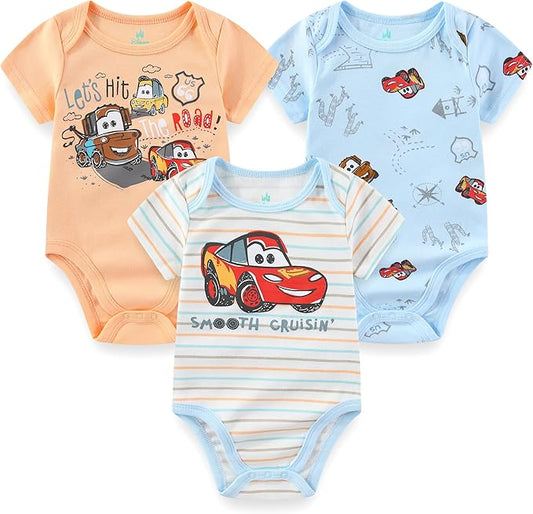 Disney Baby Paquete de 3 mamelucos