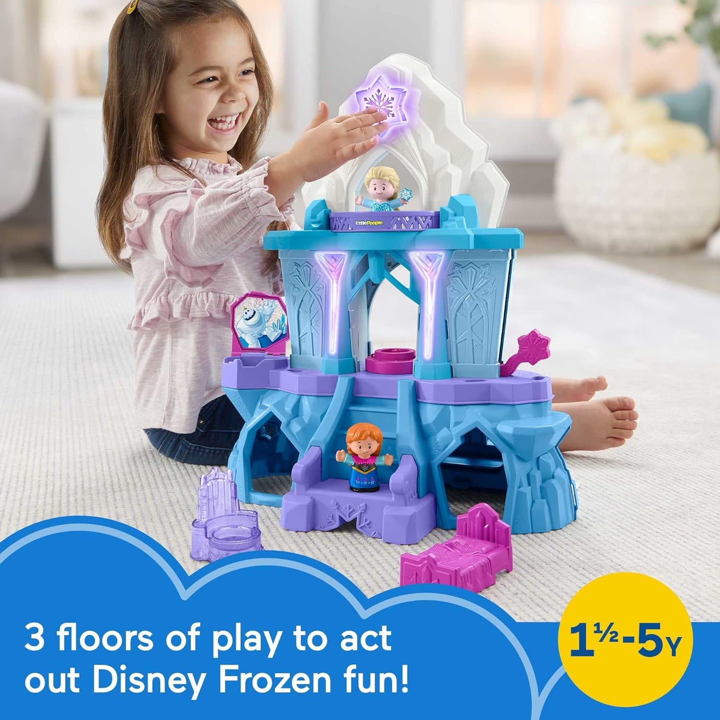 Fisher-Price Little People Juguete para niños pequeños Disney Frozen Elsa