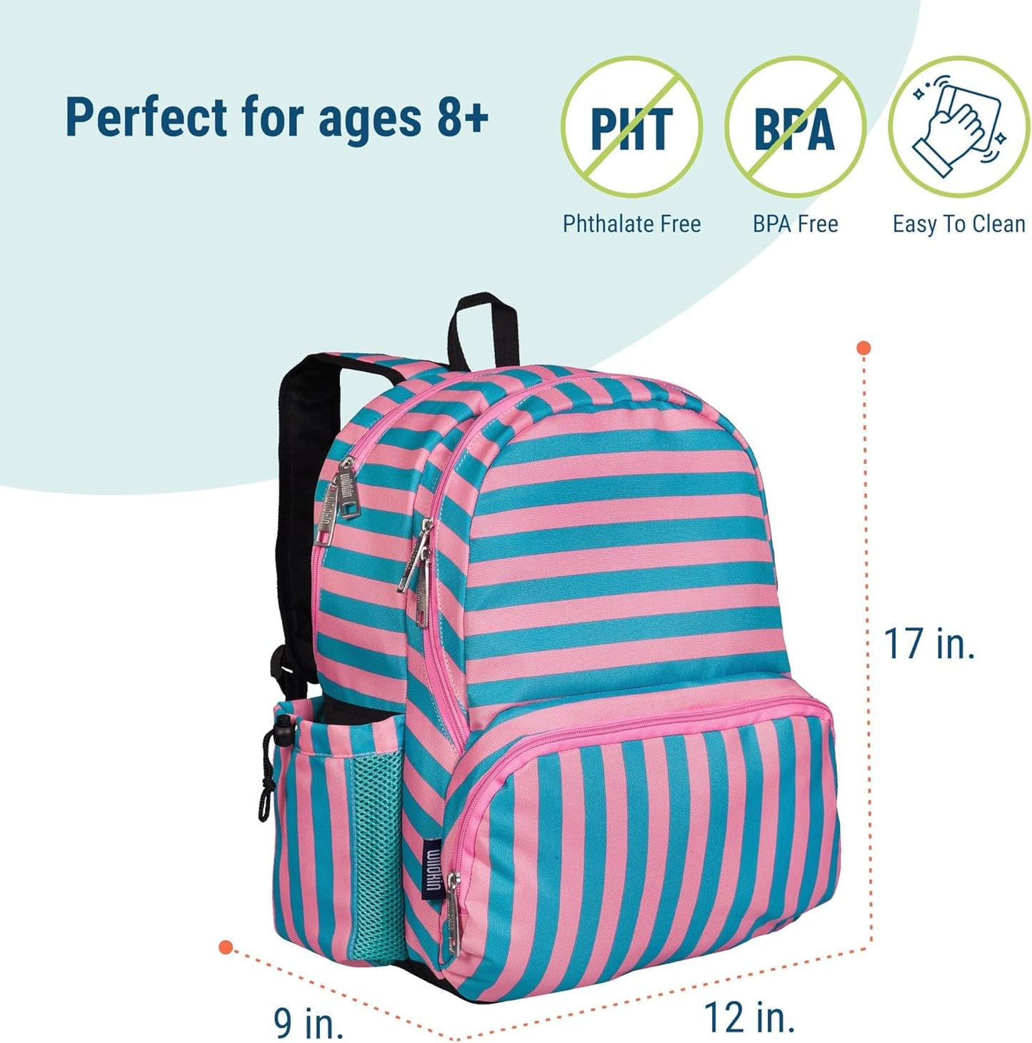 Wildkin Mochila infantil de 17 pulgadas