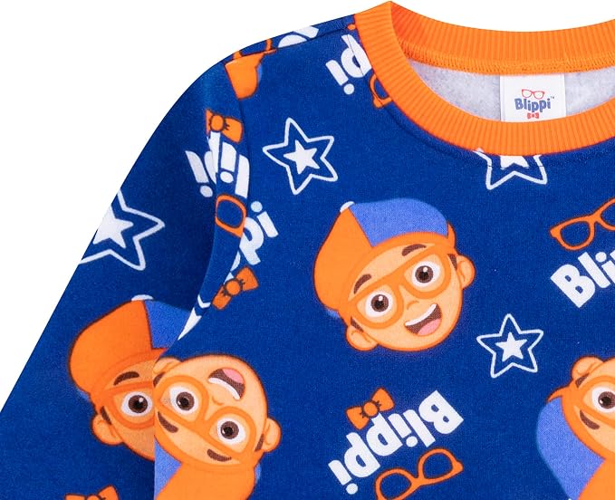 Blippi Conjunto de 2 piezas Talla 4 (Forro polar)