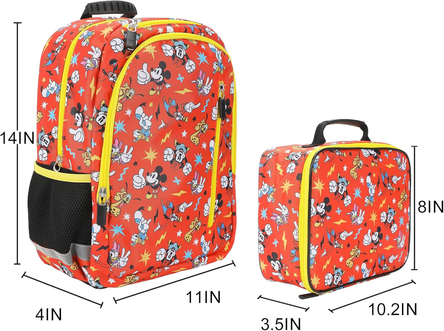 Juego combinado de mochila+lonchera / 14 pulgadas alto