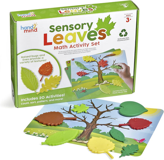 hand2mind Conjunto de actividades matemáticas de hojas sensoriales