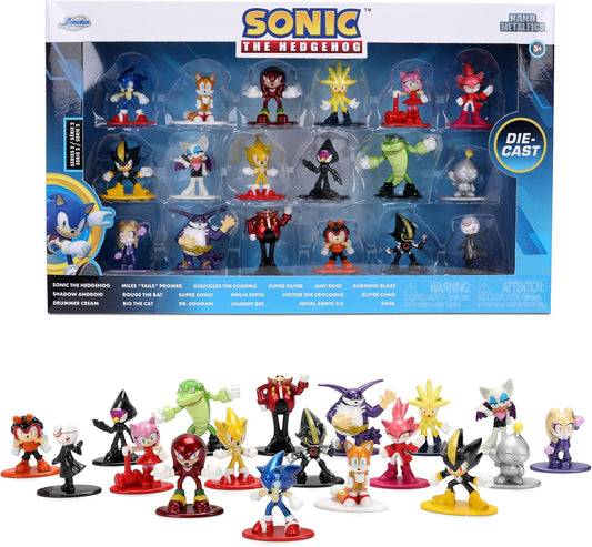he Hedgehog Nano Metalfigs - Juego de 18 figuras fundidas a presión