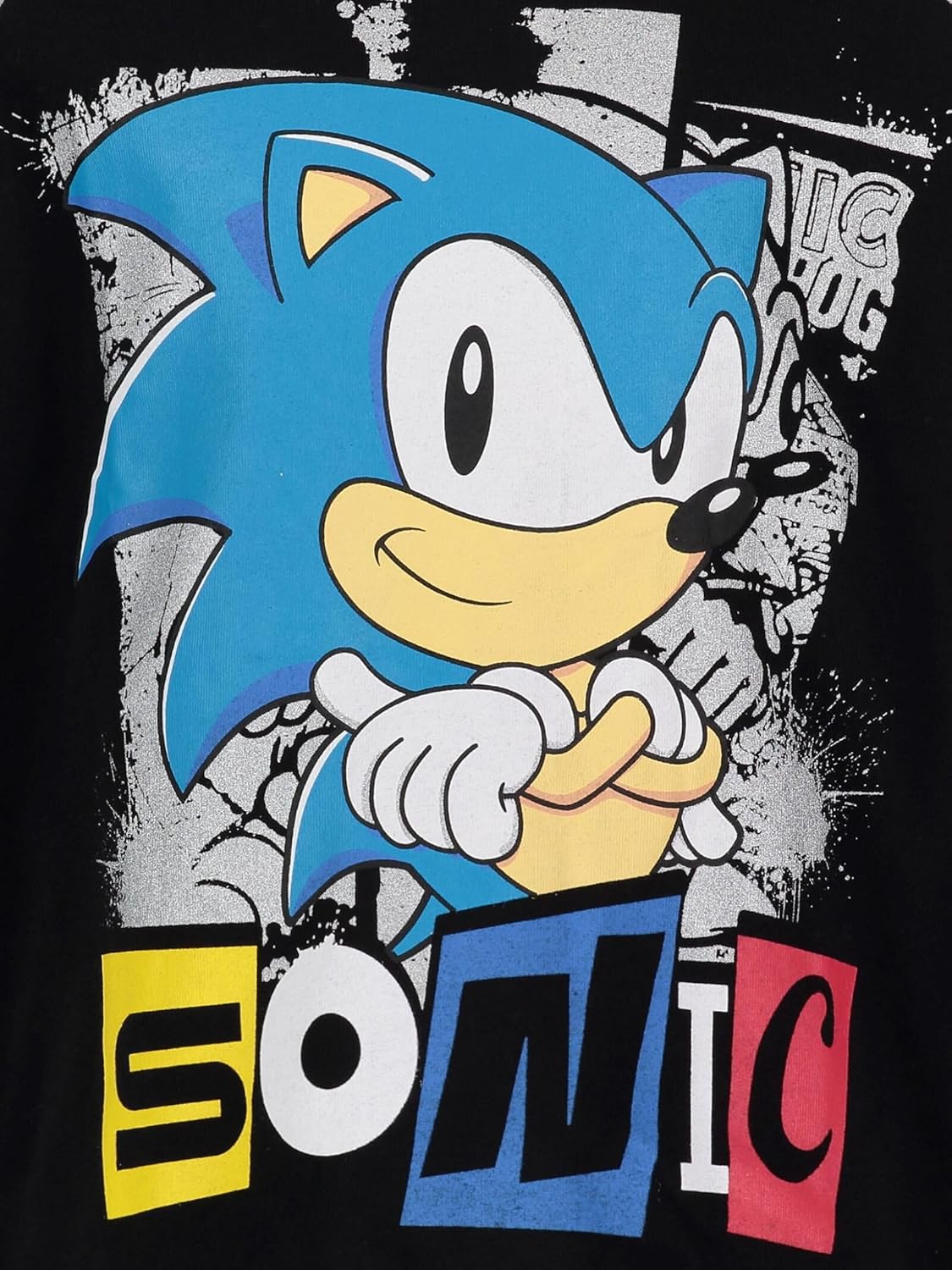 SEGA Sonic The Hedgehog - Paquete de 2 camisetas 