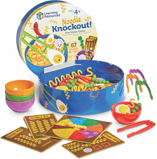 Learning Resources ¡Noodle Knockout! Juego de motricidad fina
