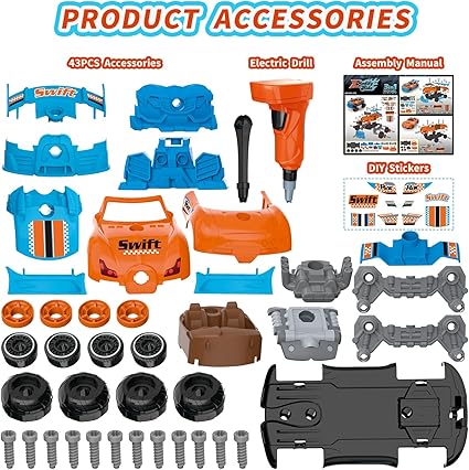 Auto desmontable, juego de rol, mecánico