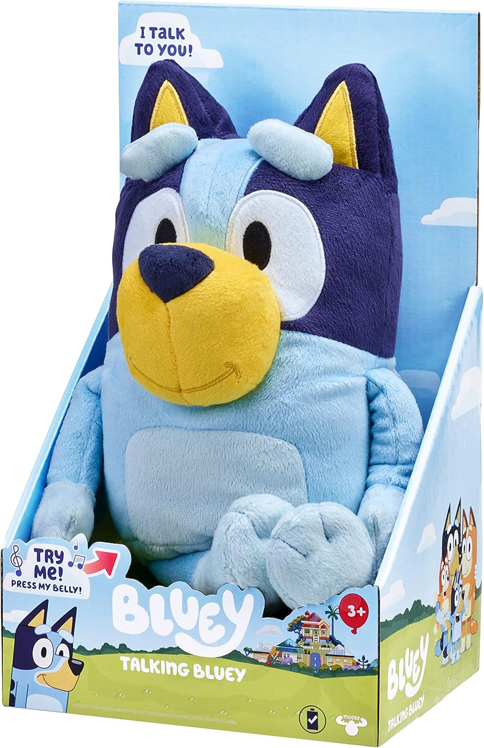 Bluey - Peluche interactivo de 13 pulgadas