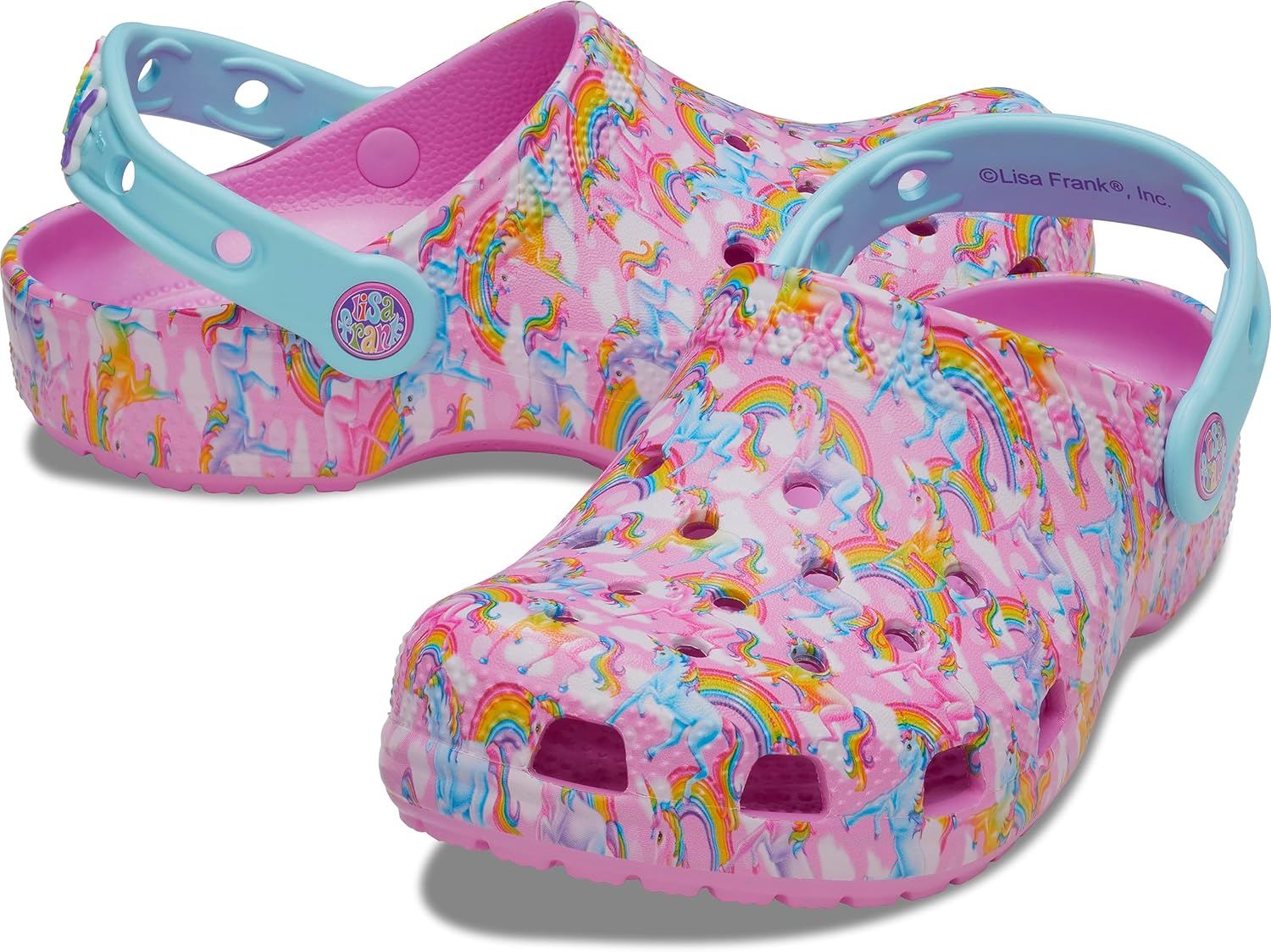 Crocs Zuecos clásicos unisex Lisa Frank