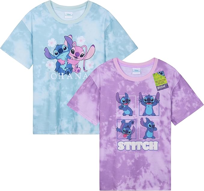 Disney Stitch - paquete de 2 camisetas