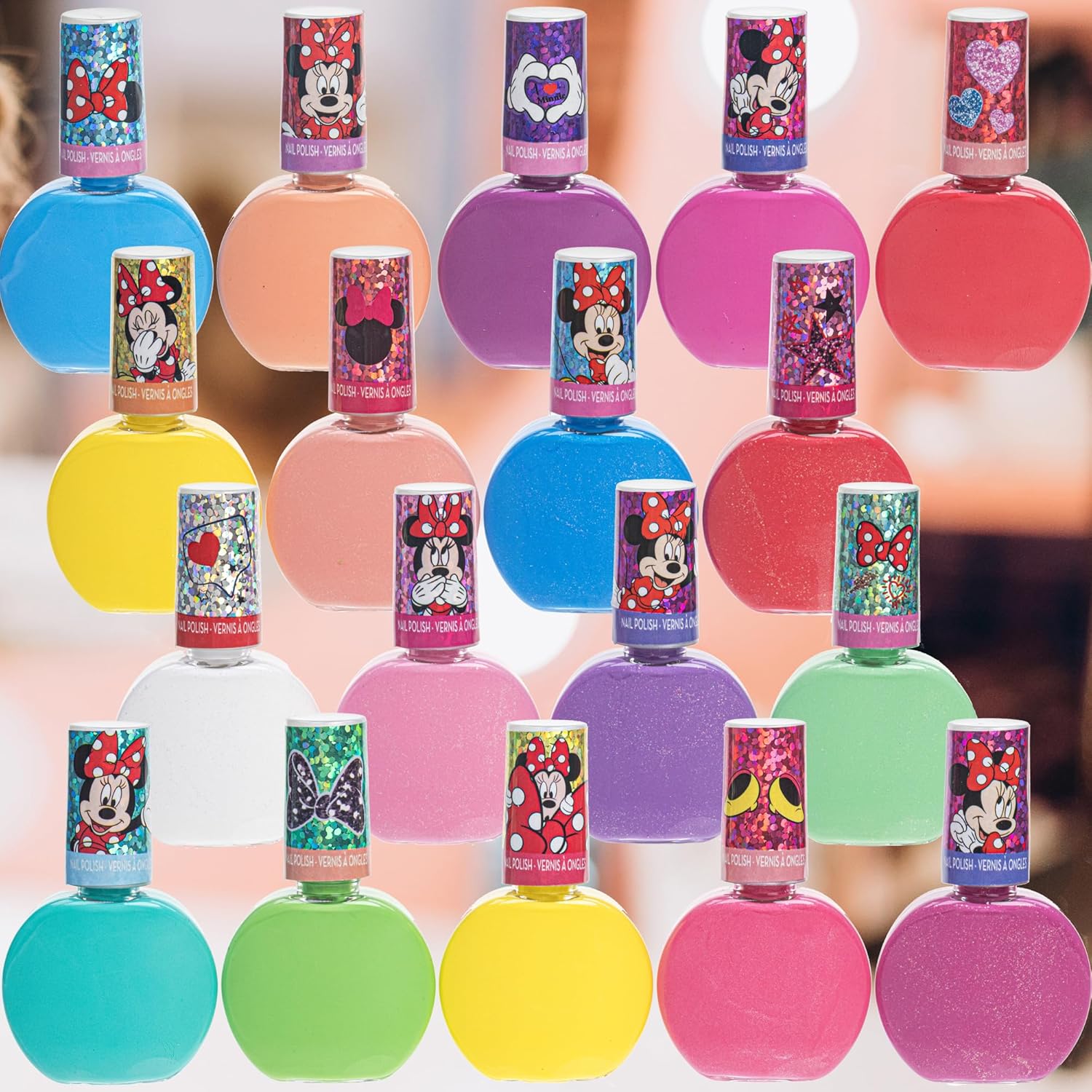 Minnie Mouse - Juego de esmaltes de uñas