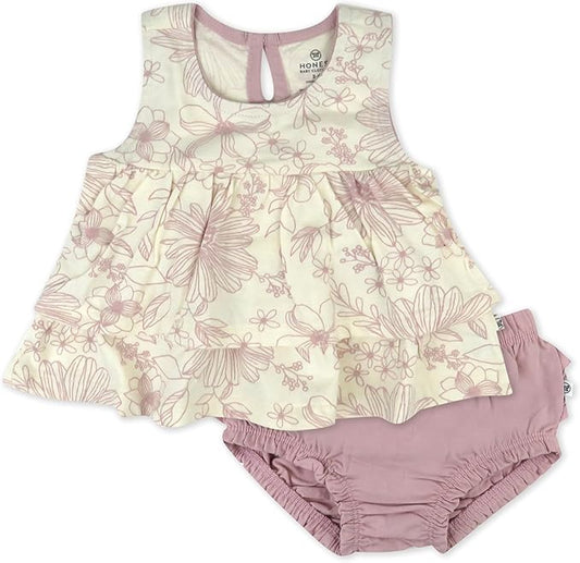 HonestBaby camiseta sin mangas con cubrepañal