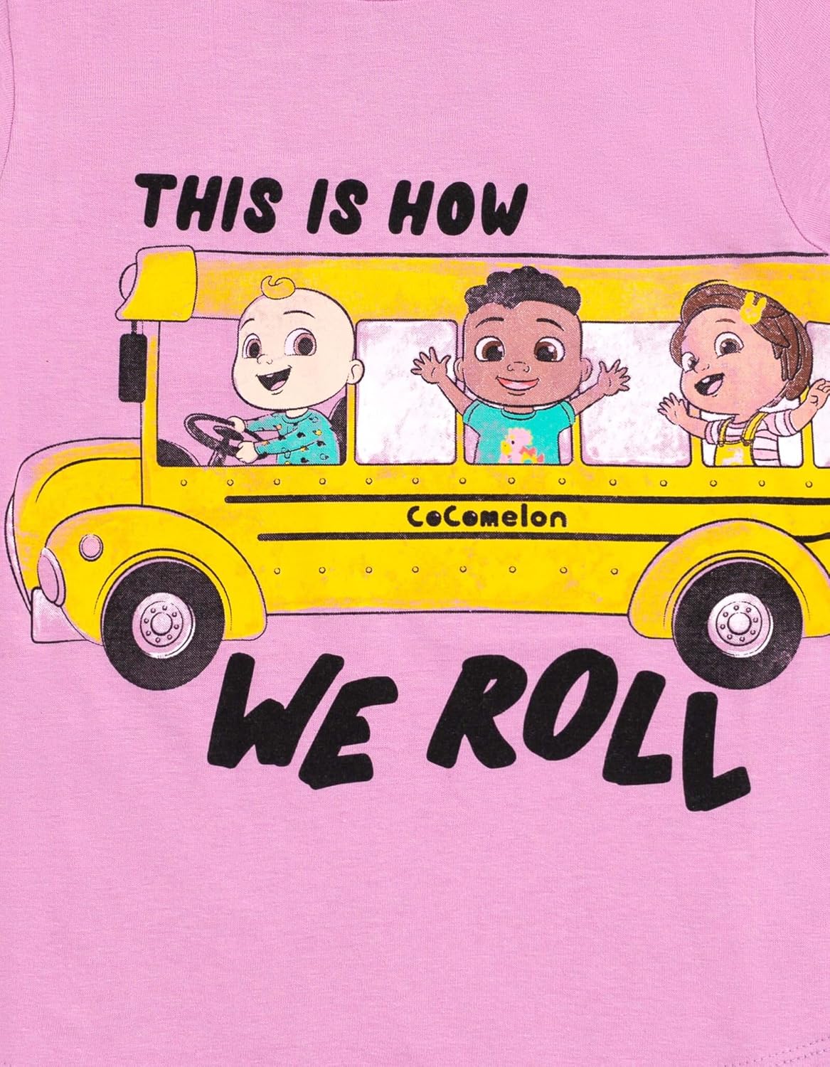 Ropa CoComelon JJ Cody Nina - Paquete de 2 camisetas