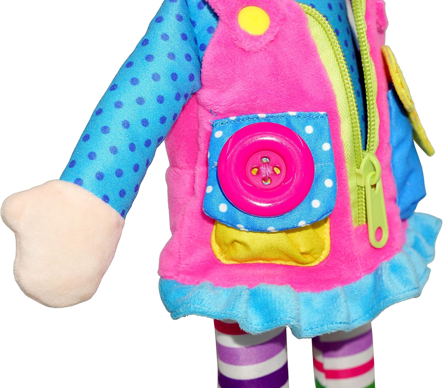 muñeca de peluche educativa 