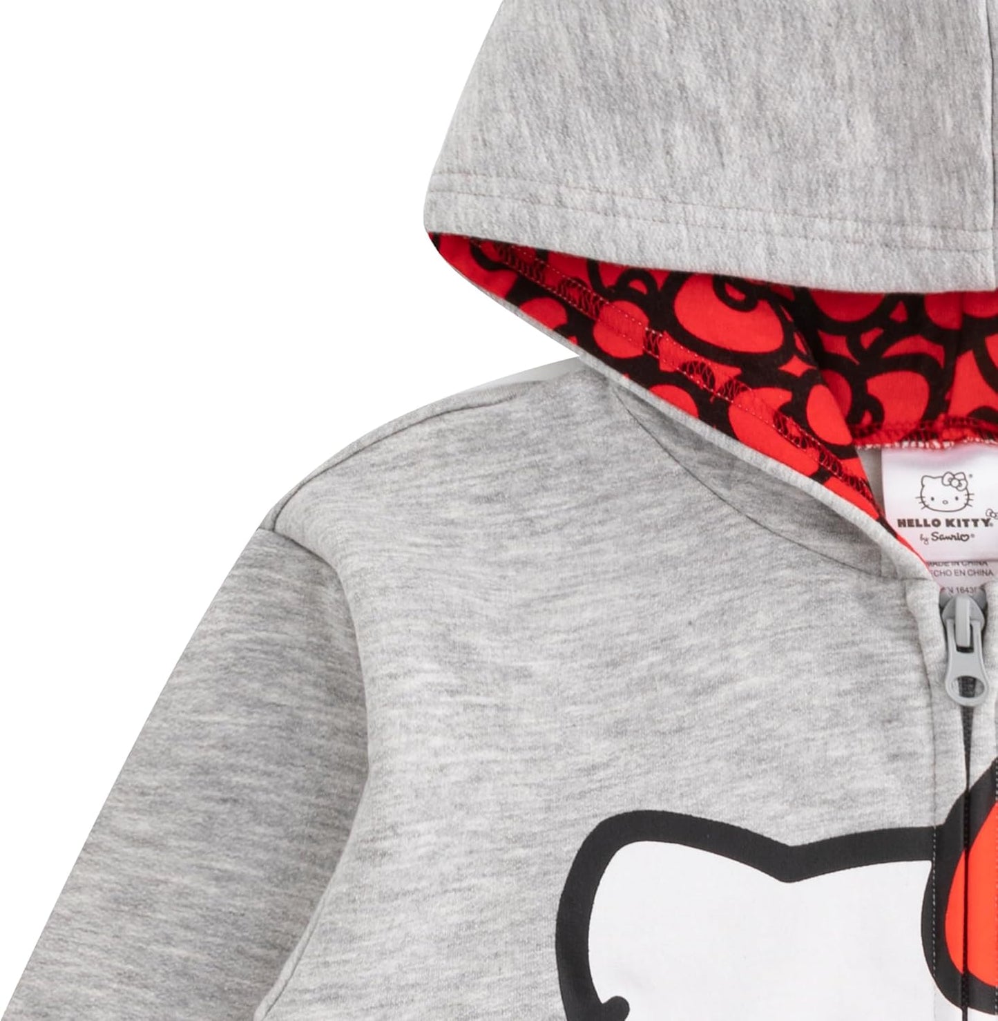 Hello Kitty Sudadera con capucha y cremallera