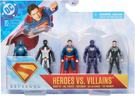 DC Comics, Superman Heroes Vs. Villains - Figura de acción de 3 pulgadas