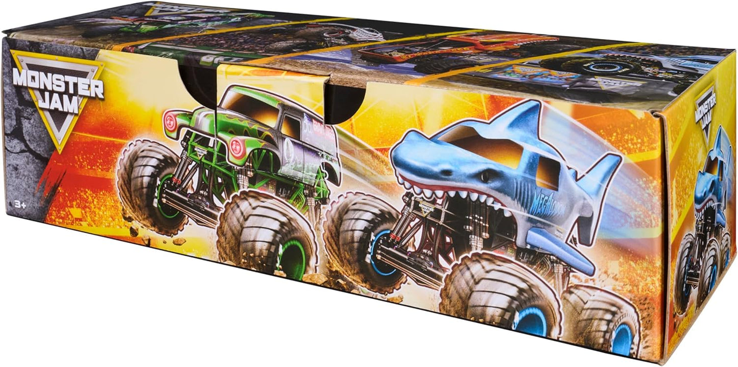 Monster Jam Paquete de 4 camiones monstruo