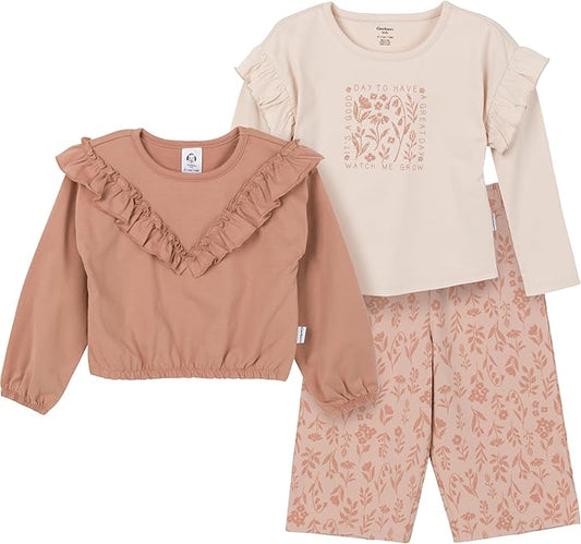 Conjunto de 3 piezas para niñas pequeñas Gerber
