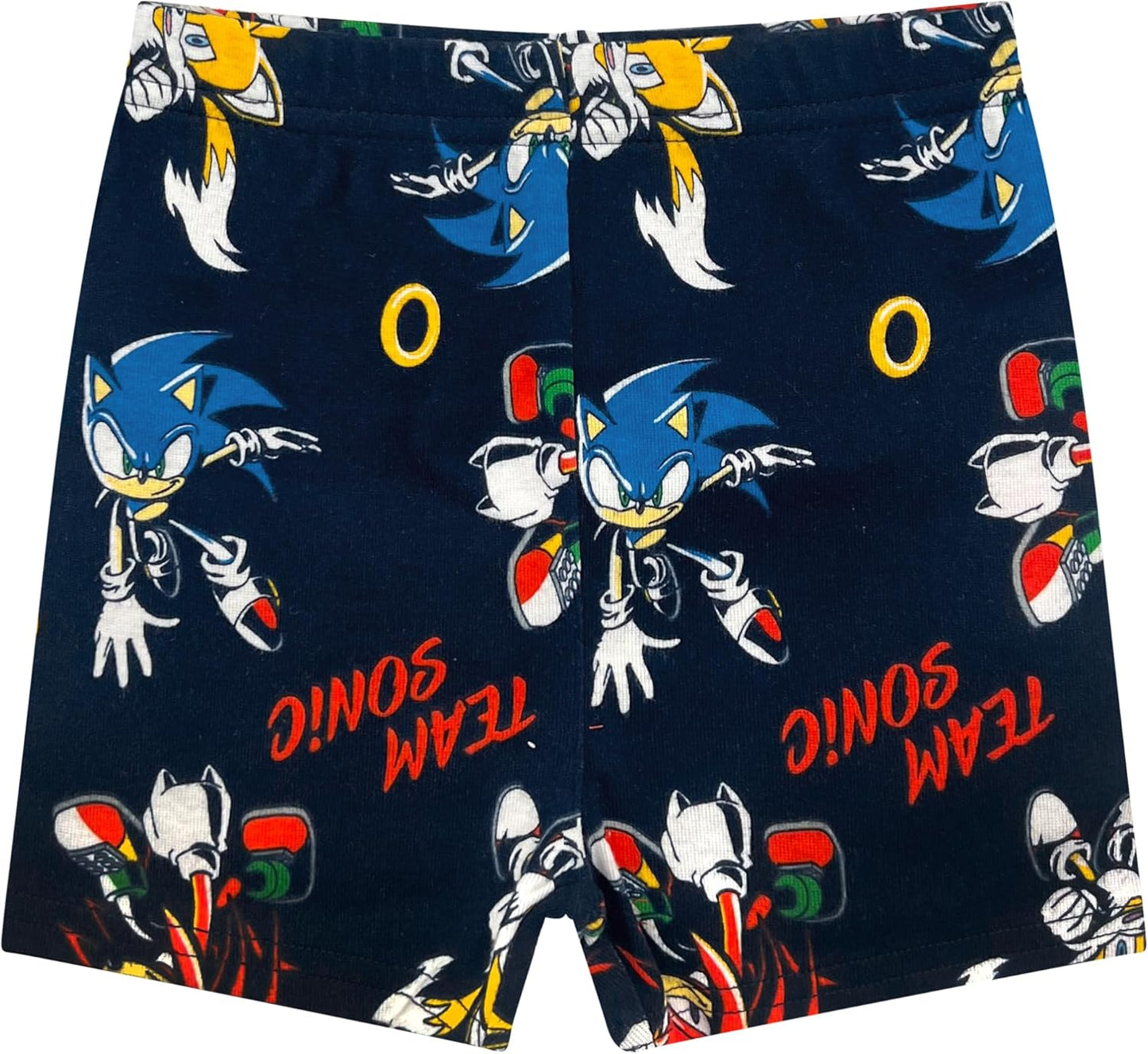 Sonic Conjunto de pijama para niños, 4 piezas