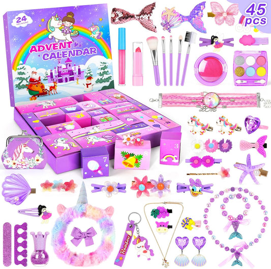 Calendario de Adviento kit de unicornio
