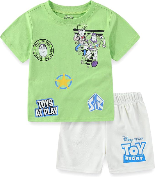 Disney Toy Story - Conjunto de camiseta y pantalones cortos