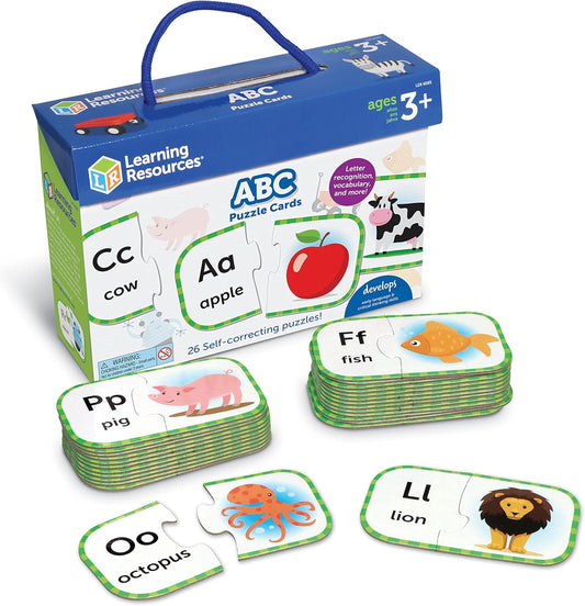 Learning Resources Tarjetas de rompecabezas