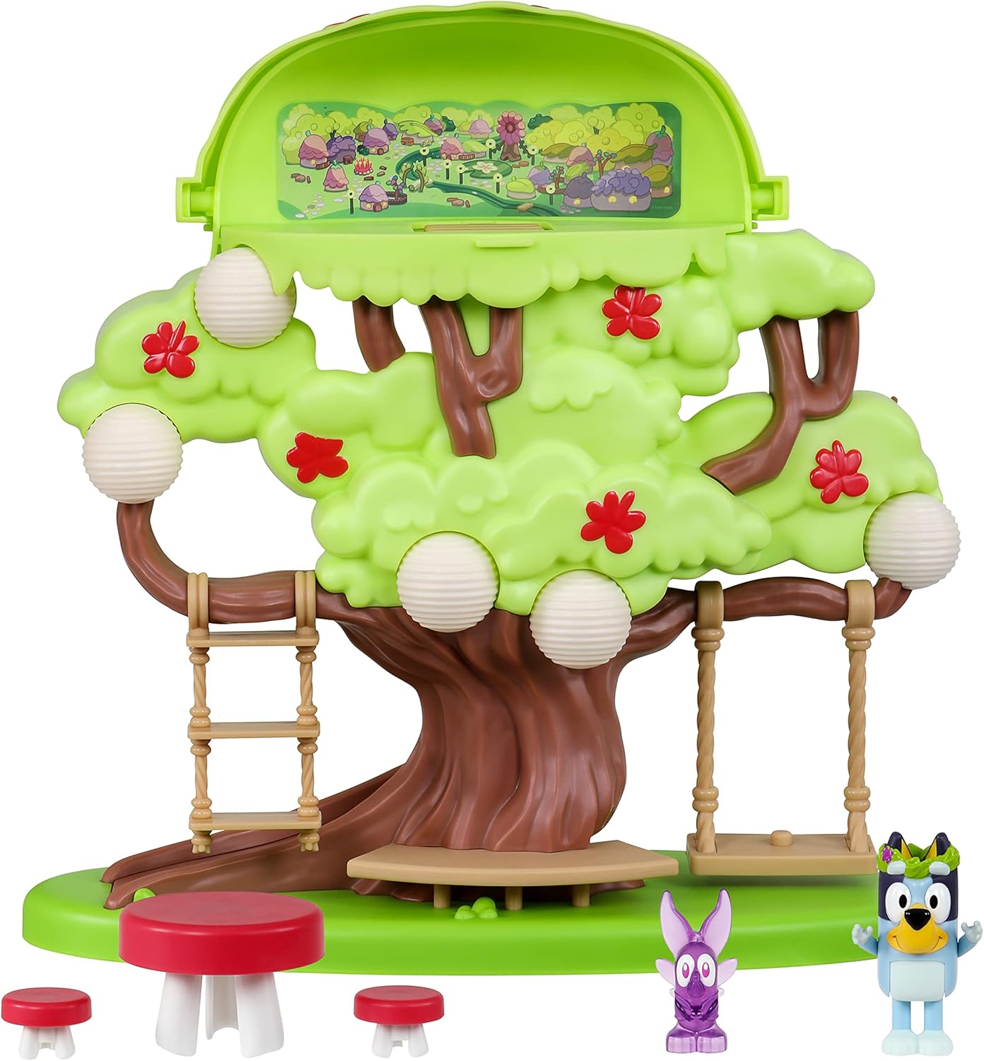 BLUEY Juego de árbol con escondite secreto