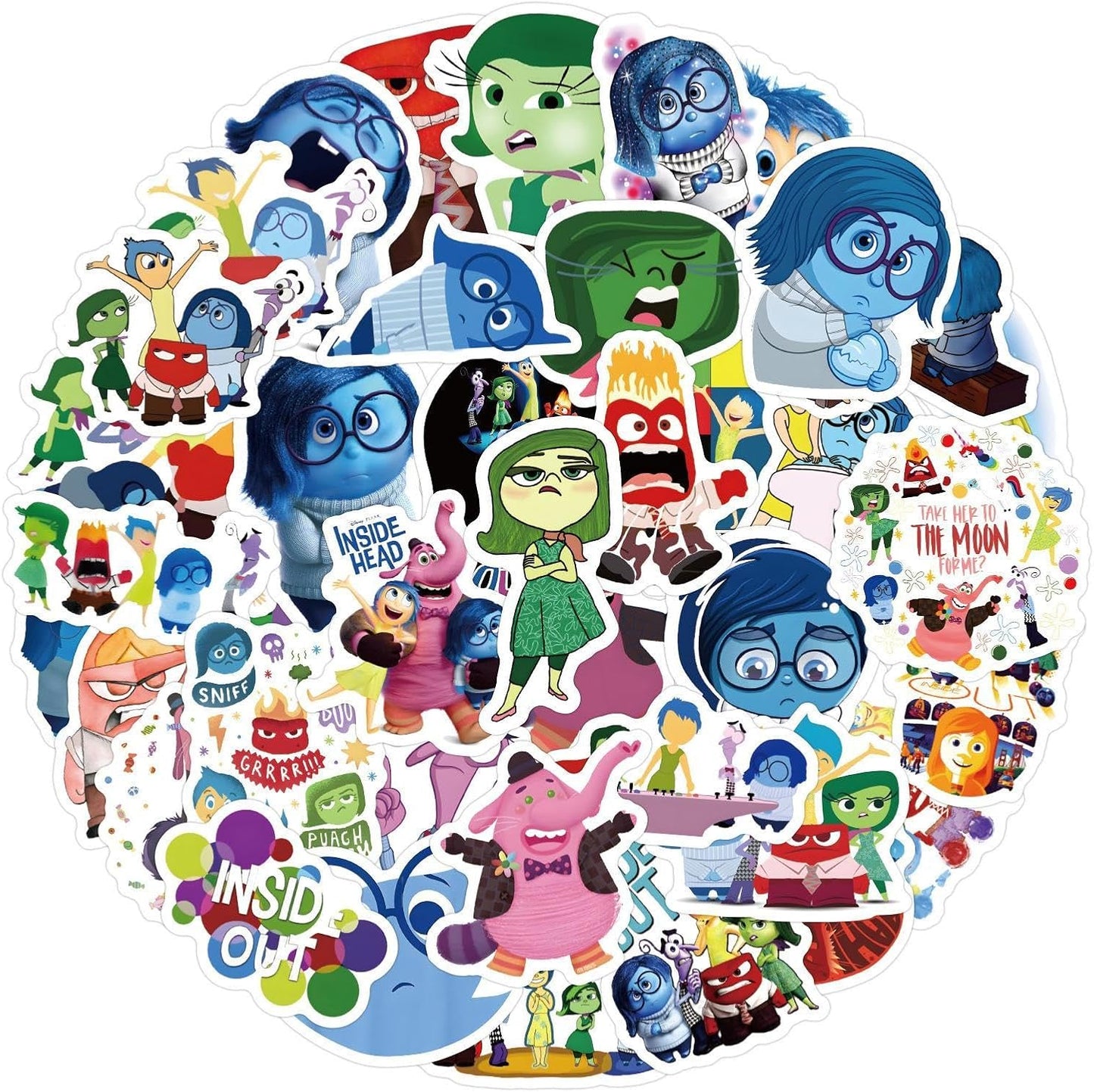 Inside Out 60 calcomanías