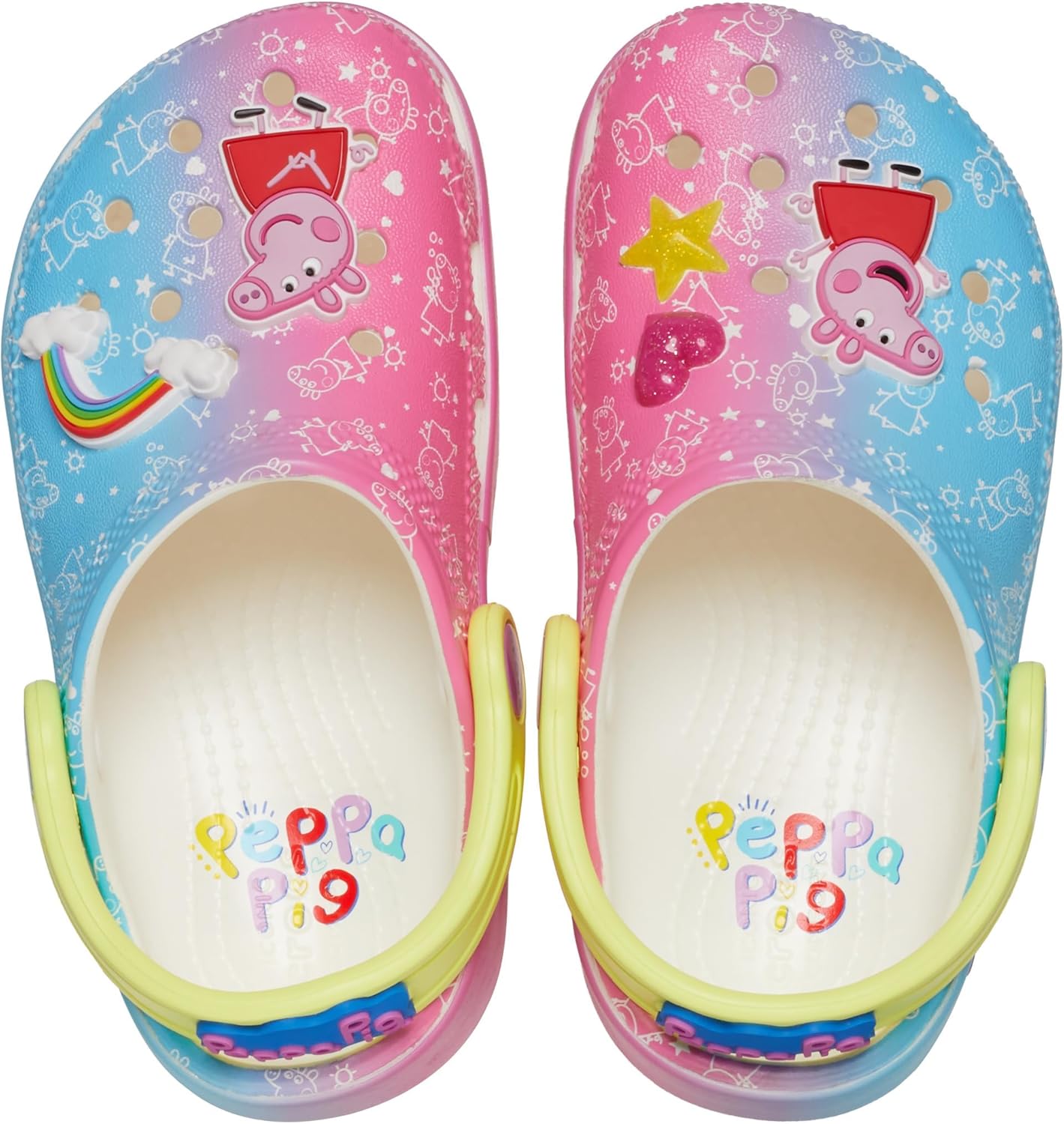 Crocs Zuecos clásicos de Peppa Pig