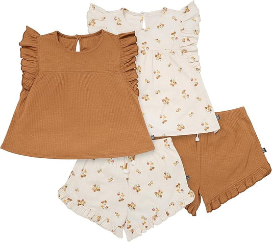 Modern Moments by Gerber Conjunto de 4 piezas para bebé niña