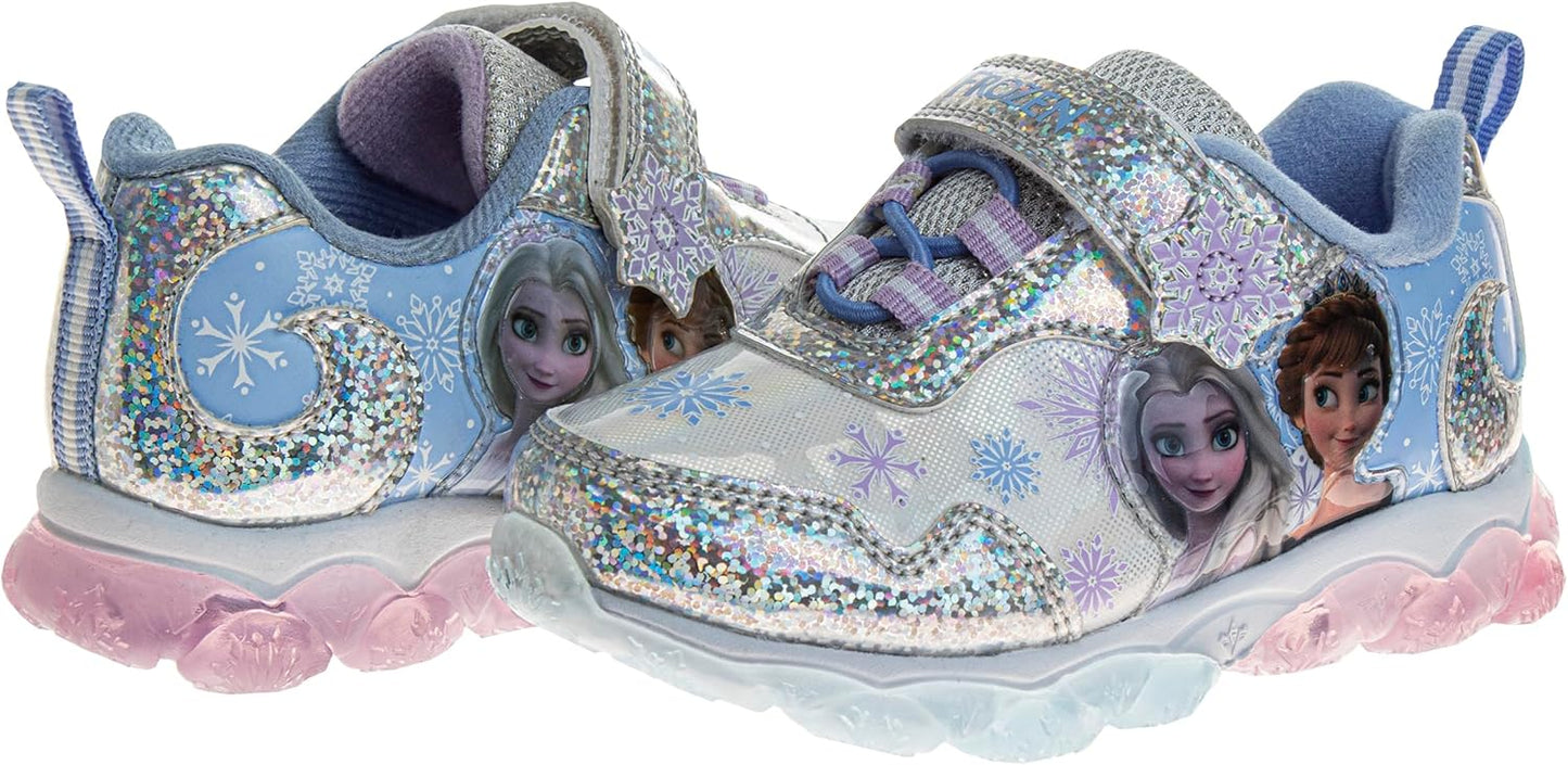 Disney Zapatillas de deporte Frozen tenis con luz 