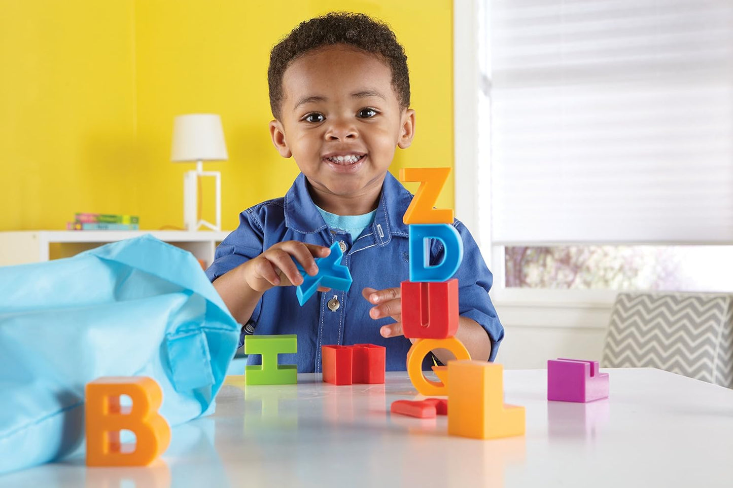 Letter Blocks, Fine Motor Toy, Abcs, Letter Recognition, Alphabet, 36 Pieces, Ages 2+