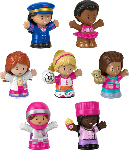Fisher-Price Little People - Juego de 7 figuras de Barbie