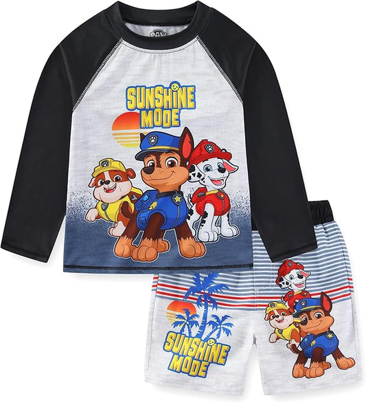 Paw Patrol Nickelodeon - Conjunto de traje de baño protección UPF 50+